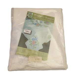 Stamped Tablecloth Embroidery Kit 50” x 70”